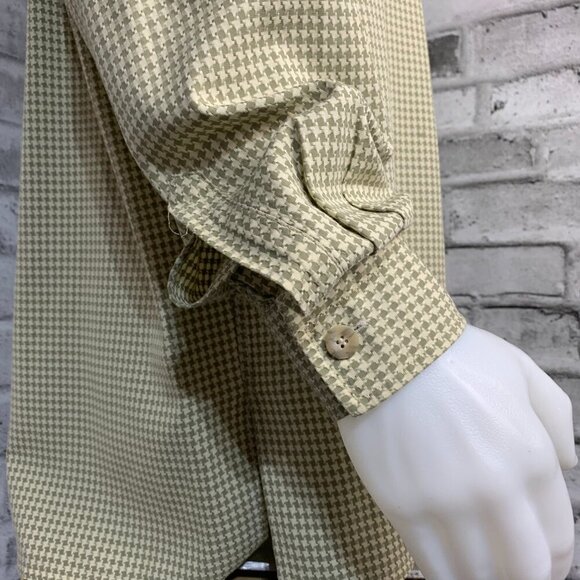 Canali Geometric Print Casual Button Down Shirt - Picture 4 of 13